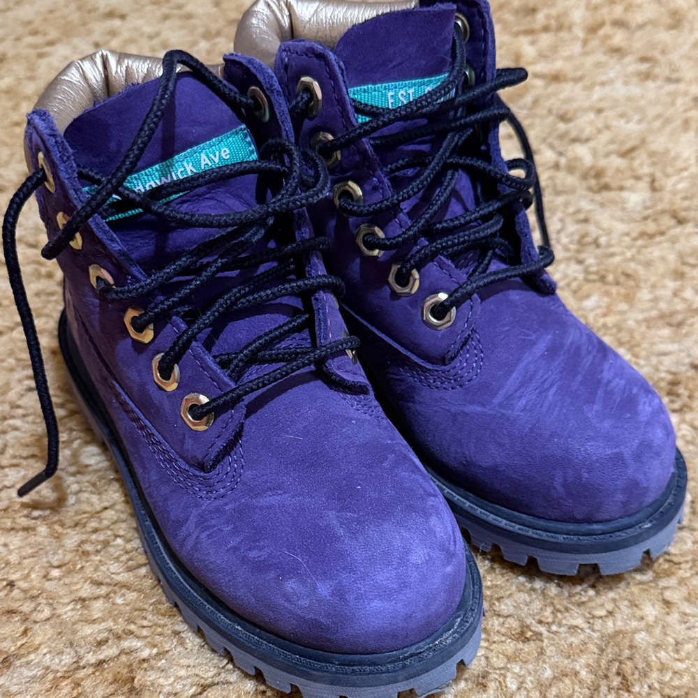 Size 10 toddler Purple Kids Boots